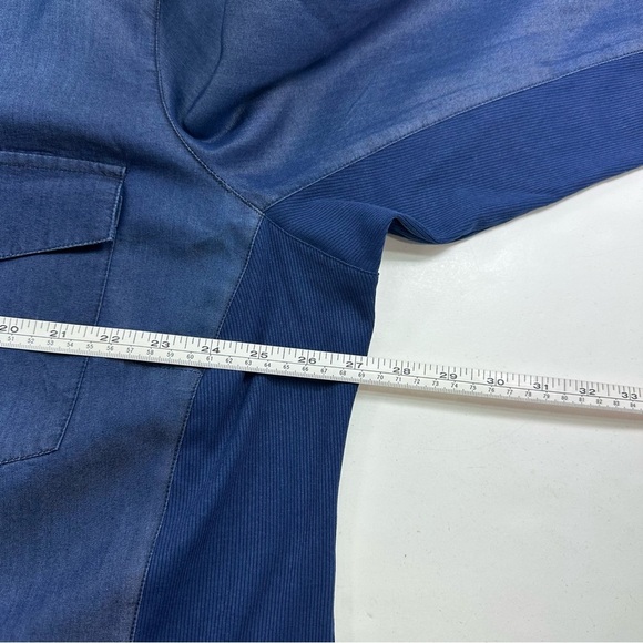 Ashley Stewart Denim Button-Up Shirt - Picture 5 of 7